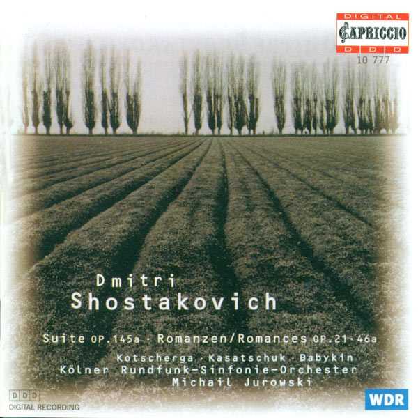 Jurowski: Shostakovich - Suite op.145, Romances op.21, 46a (FLAC)