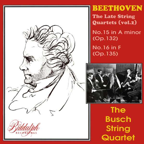 Busch String Quartet: Beethoven - The Late String Quartets vol.2 (FLAC)