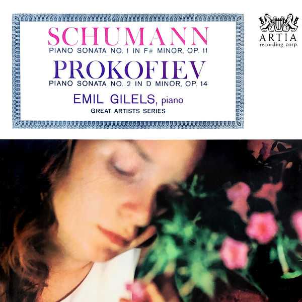 Emil Gilels: Schumann - Piano Sonata no.1; Prokofiev - Sonata no.2 (24/96 FLAC)