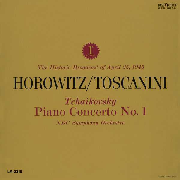 Horowitz, Toscanini: Tchaikovsky - Piano Concerto no.1 (FLAC)