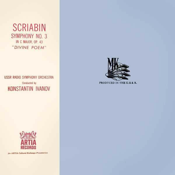 Ivanov: Scriabin - Symphony no.3 in C Major op.43 "Divine Poem" (24/96 FLAC)