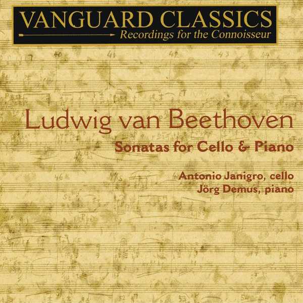 Janigro, Demus: Beethoven - Sonatas for Cello & Piano (FLAC)