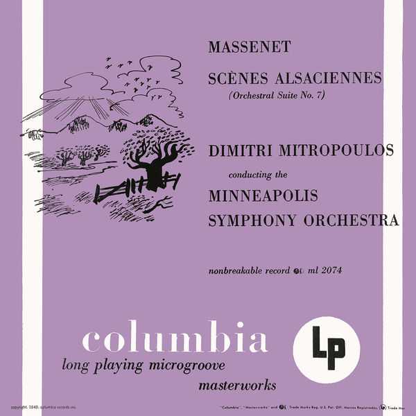 Mitropoulos: Massenet - Scènes Alsaciennes - Orchestral Suite no.7 (24/96 FLAC)