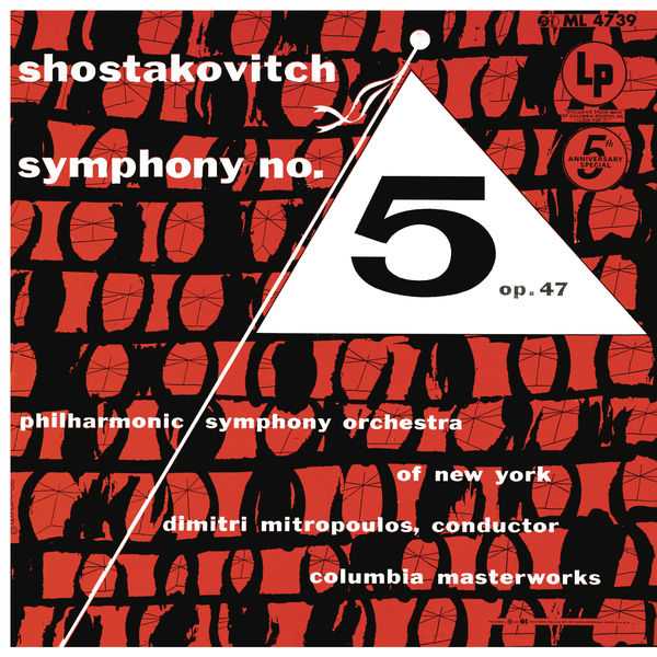 Mitropoulos: Shostakovich - Symphony no.5 op.47 (24/192 FLAC)
