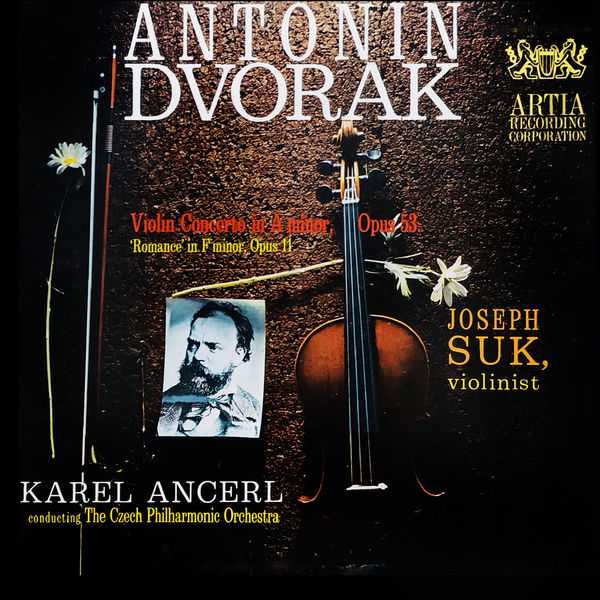 Josef Suk, Karel Ančerl: Antonín Dvořák - Violin Concerto in A Minor op.53, Romance for Violin op.11 (24/96 FLAC)