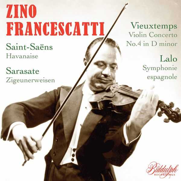 Zino Francescatti plays Saint-Saëns, Sarasate, Vieuxtemps, Lalo (FLAC)