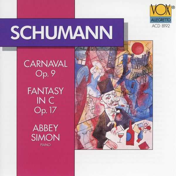 Abbey Simon: Schumann - Carnaval op.9, Fantasie in C Major op.17 (FLAC)