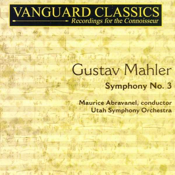Maurice Abravanel: Gustav Mahler - Symphony no.3 (FLAC)