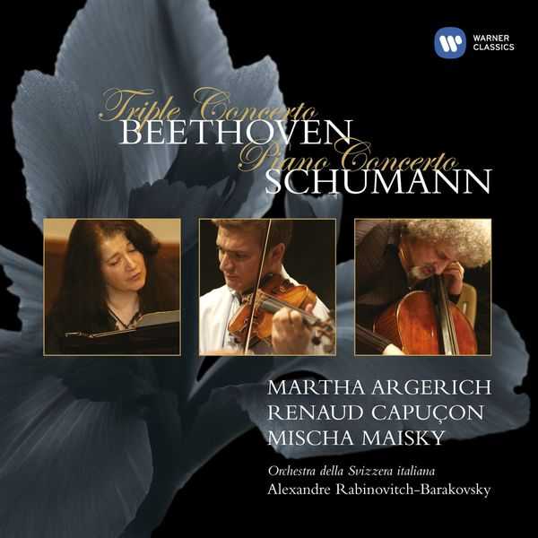 Martha Argerich, Renaud Capuçon, Mischa Maisky: Beethoven - Triple Concerto; Schumann - Piano Concerto (FLAC)