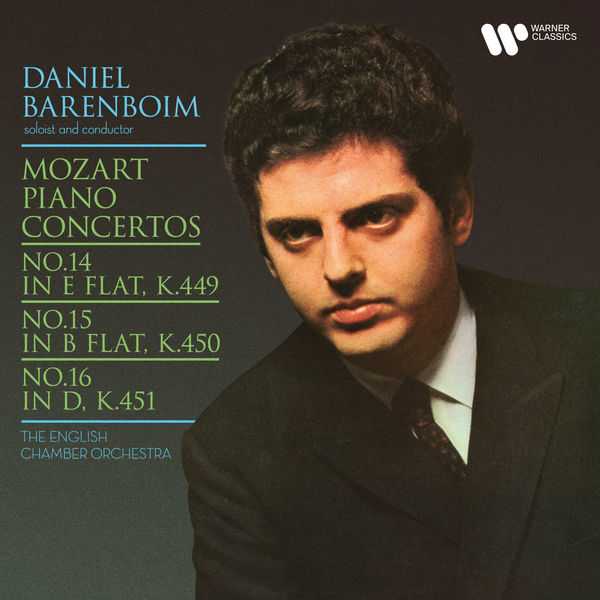 Barenboim: Mozart - Piano Concertos no.14, 15 & 16 (FLAC)