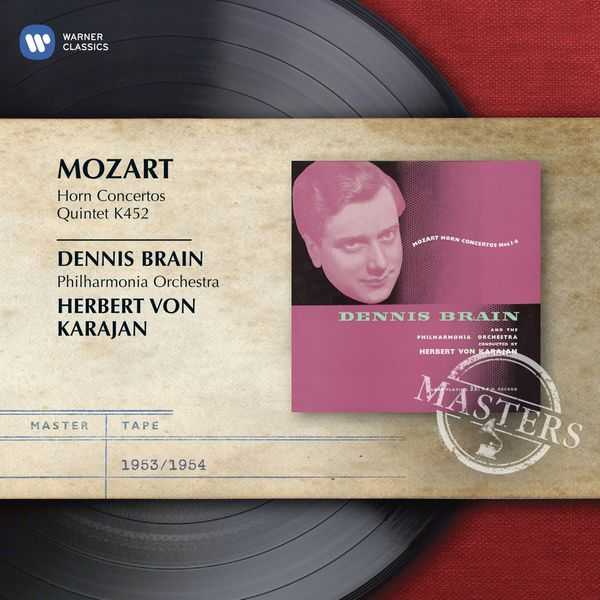 Brain, Karajan: Mozart - Horn Concertos no.1-4; Quintet K.452 (FLAC)
