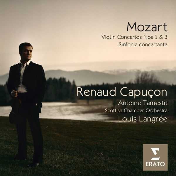 Renaud Capuçon: Mozart - Violin Concertos no.1 & 3, Sinfonia Concertante (FLAC)