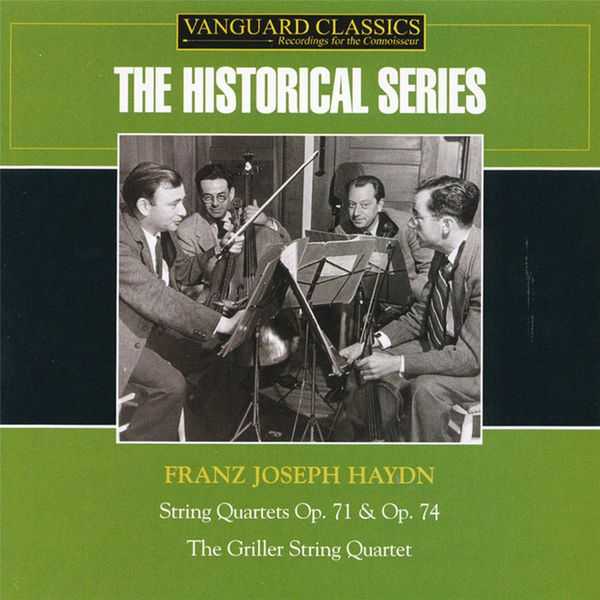 Griller String Quartet: Haydn - String Quartets op.71 & op.74 (FLAC)