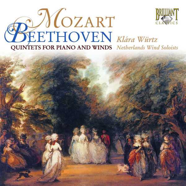 Klára Würtz: Mozart, Beethoven - Quintets for Piano and Winds (FLAC)