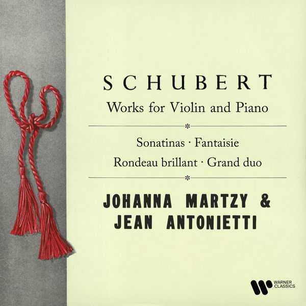 Johanna Martzy, Jean Antonietti: Schubert - Works for Violin and Piano (24/192 FLAC)
