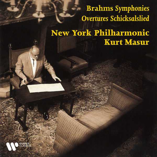 Kurt Masur: Brahms - Symphonies, Overtures, Schicksalslied (FLAC)