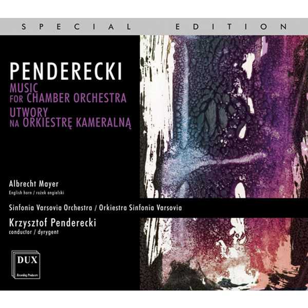 Mayer: Penderecki - Music for Chamber Orchestra (FLAC)