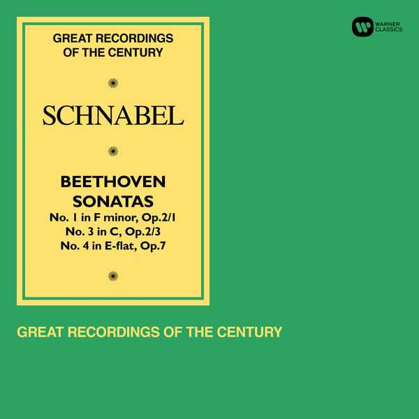 Artur Schnabel: Beethoven - Piano Sonatas no.1, 3 & 4 (FLAC)