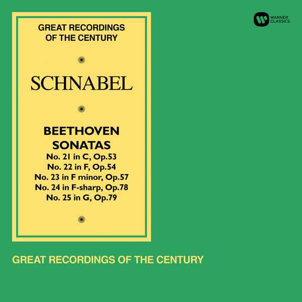 Artur Schnabel: Beethoven - Piano Sonatas no.21, 22, 23, 24 & 25 (FLAC)