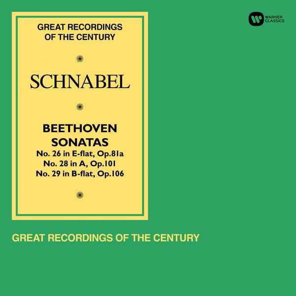 Artur Schnabel: Beethoven - Piano Sonatas no.26, 28 & 29 (FLAC)