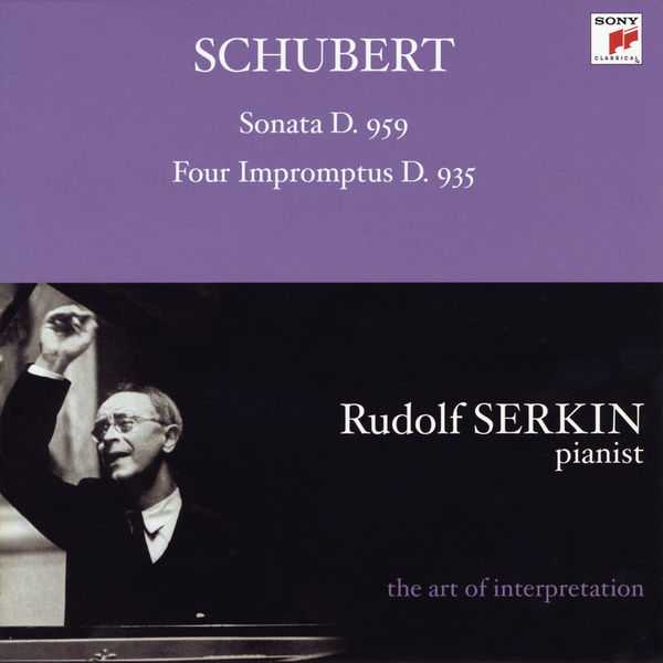 Rudolf Serkin: Schubert - Sonata D.959, Four Impromptus D.935 (FLAC)