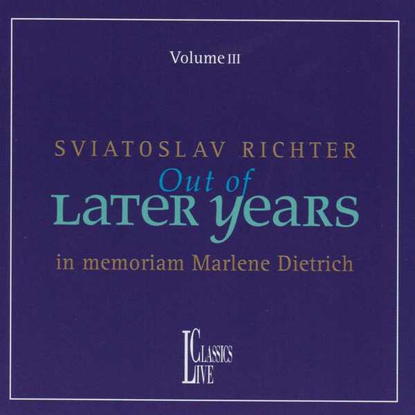 Sviatoslav Richter - Out of Later Years vol.3 (FLAC)
