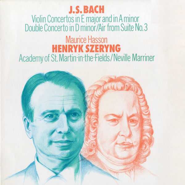 Szeryng, Hasson, Sir Neville Marriner: Bach - Violin Concerto no.1 & 2, Double Concerto in D Minor/Air from Suite no.3 (24/96 FLAC)