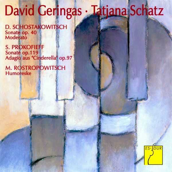 David Geringas, Tatjana Schatz: Shostakovich, Prokofiev - Cello Sonatas; Rostropovich - Humoresque (FLAC)