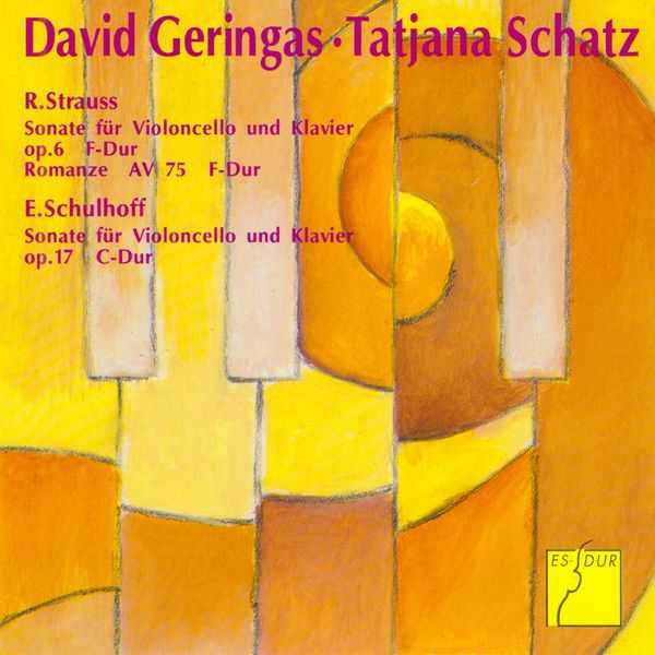 David Geringas, Tatjana Schatz: Strauss, Schulhoff - Cello Sonatas (FLAC)