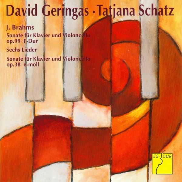 David Geringas, Tatjana Schatz: Brahms - Cello Sonatas no.1 & 2 (FLAC)