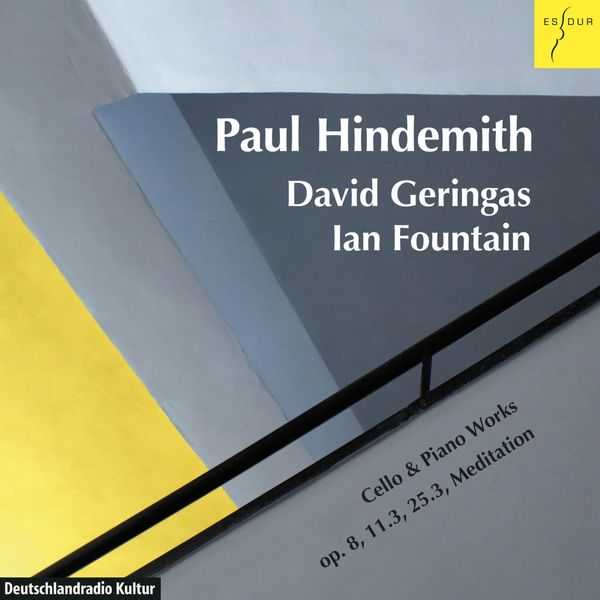 David Geringas, Ian Fountain: Hindemith - Cello & Piano Works op.8, 11.3, 25.3, Meditation (24/48 FLAC)