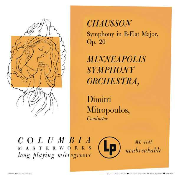 Mitropoulos: Chausson - Symphony in B-Flat Major op.20; Walton - Portsmouth Point Overture (24/96 FLAC)