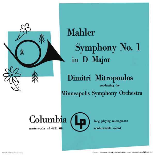 Mitropoulos: Mahler - Symphony no.1 in D Major (FLAC)