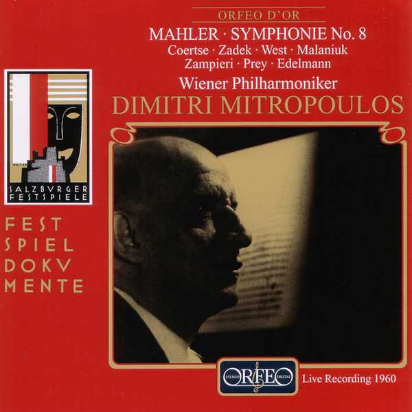 Mitropoulos: Mahler - Symphony no.8. Live Recording 1960 (FLAC)