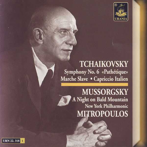 Mitropoulos: Tchaikovksy - Symphony no.6; Mussorgsky - A Night on Bald Mountain (FLAC)