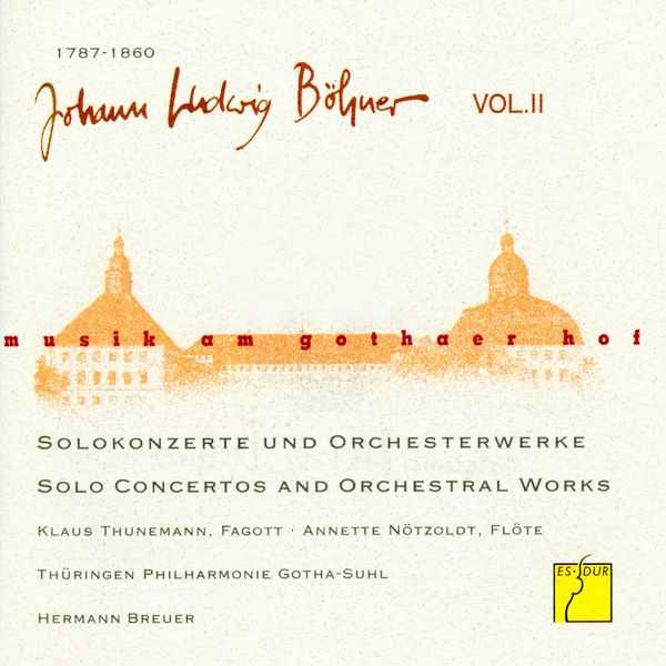 Music at the Court of Gotha: Johann Ludwig Böhner vol.II (FLAC)