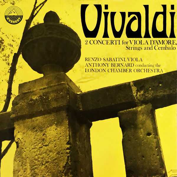 Bernard: Vivaldi - 2 Concerti for Viola d'Amore, Strings and Cembalo (24/96 FLAC)