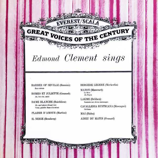 Edmond Clement Sings (24/96 FLAC)