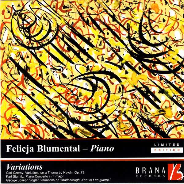 Blumental: Czerny, Stamitz, Vogler - Variations (FLAC)