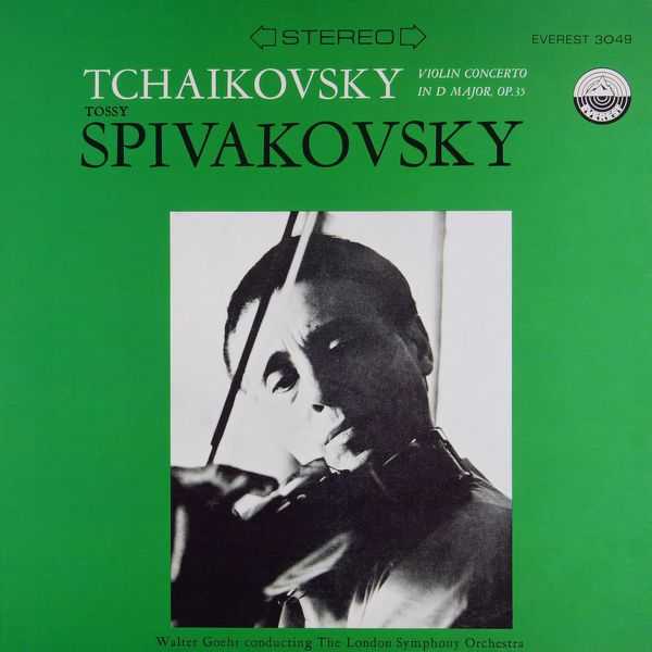Spivakovsky, Goehr: Tchaikovsky - Violin Concerto in D Major, Melody op. 42 no.3 (24/192 FLAC)