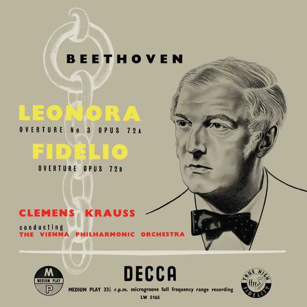 Krauss: Beethoven - Leonore Overture, Fidelio Overture, Piano Concerto no.2 (FLAC)