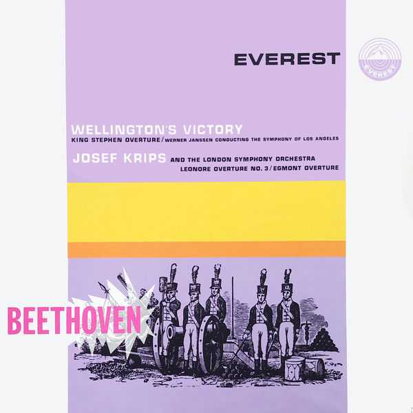 Janssen, Krips: Beethoven - Wellington's Victory, King Stephen Overture, Egmont Overture, Leonore Overture no.3 (24/96 FLAC)