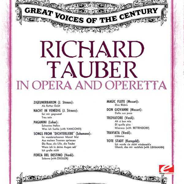 Richard Tauber in Opera and Operetta (FLAC)