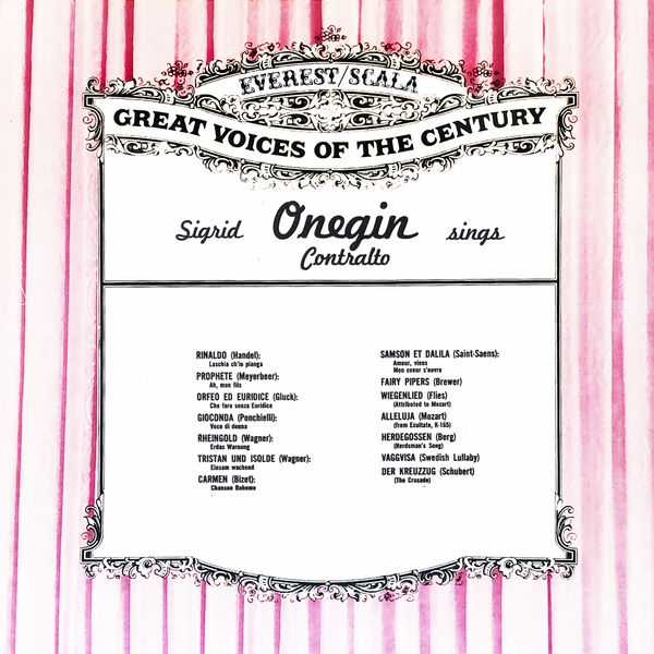 Sigrid Onegin Sings (24/96 FLAC)