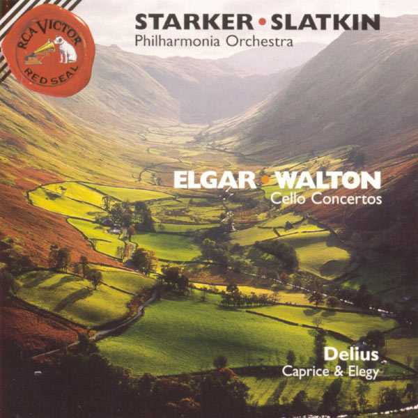 Starker, Slatkin: Elgar, Walton - Cello Concertos; Delius - Caprice and Elegy (FLAC)