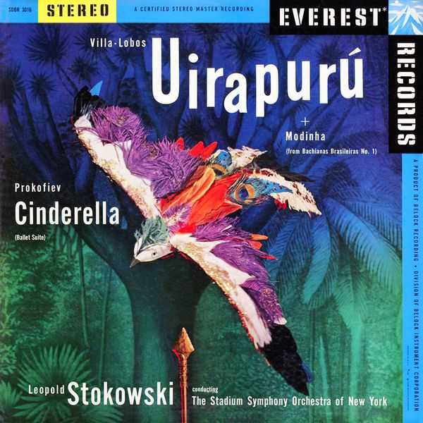 Stokowski: Villa-Lobos - Uirapurú, Modinha; Prokofiev - Cinderella Ballet Suite (24/192 FLAC)