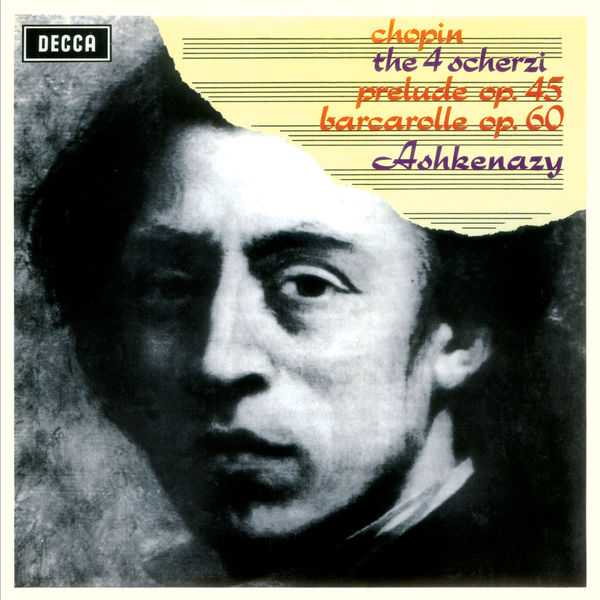 Ashkenazy: Chopin - The 4 Scherzi, Prelude op.45, Barcarolle op.60 (24/192 FLAC)