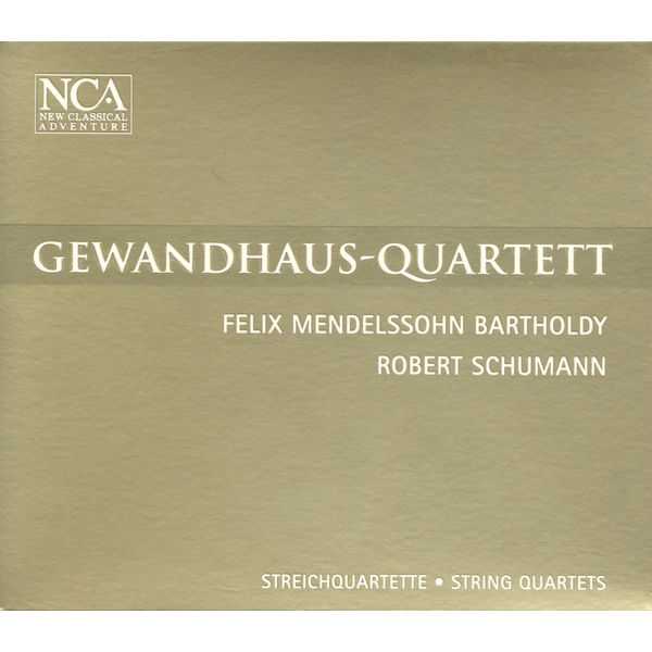 Gewandhaus Quartet: Mendelssohn - String Quartet no.3; Schumann - String Quartet no.1 (FLAC)