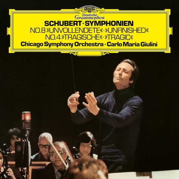 Giulini: Schubert - Symphony no.8 "Unfinished", Symphony no.4 "Tragic" (24/96 FLAC)