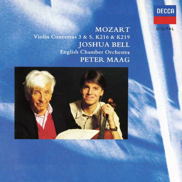 Bell, Maag: Mozart - Violin Concertos no.3 & 5 (FLAC)